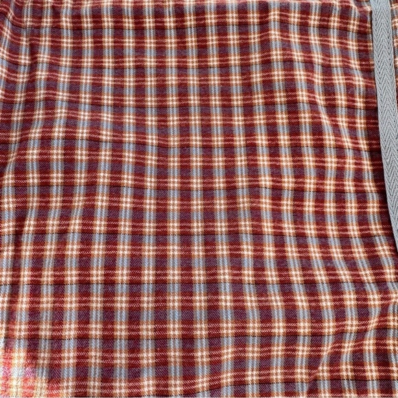 NWT No Boundaries Women's Cotton Boxer Pants Red Gingham Side Stripe L 12-14 - Picture 3 of 12
